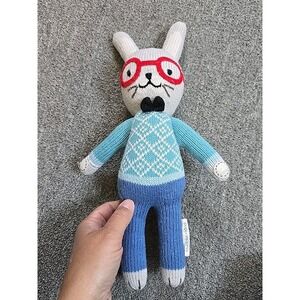 Benedict The Bunny Handcrafted by Cuddle + Kind 100% Cotton Newborn Safe